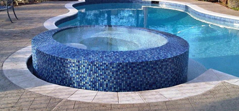 Repair spas pool wall & Plaster