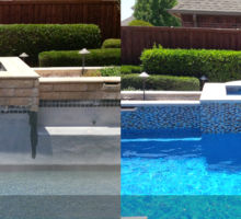 glass tile remodel
