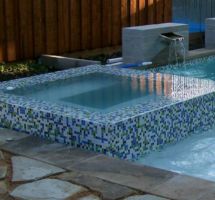 Pool Model By Glass tile